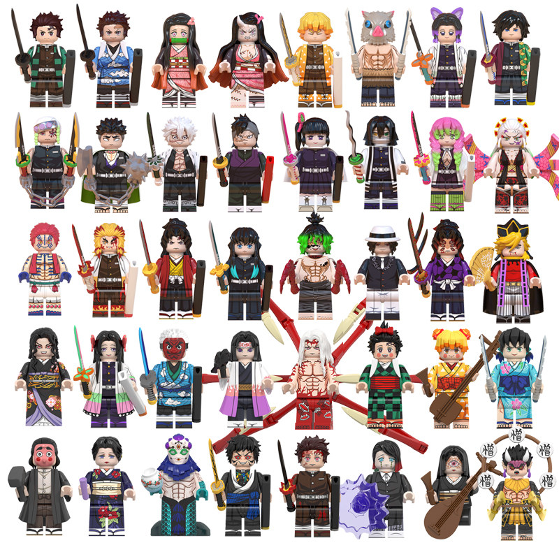 Lego Set Technic - Anime Devil Killer Baustein-Set mit Mini-Figuren