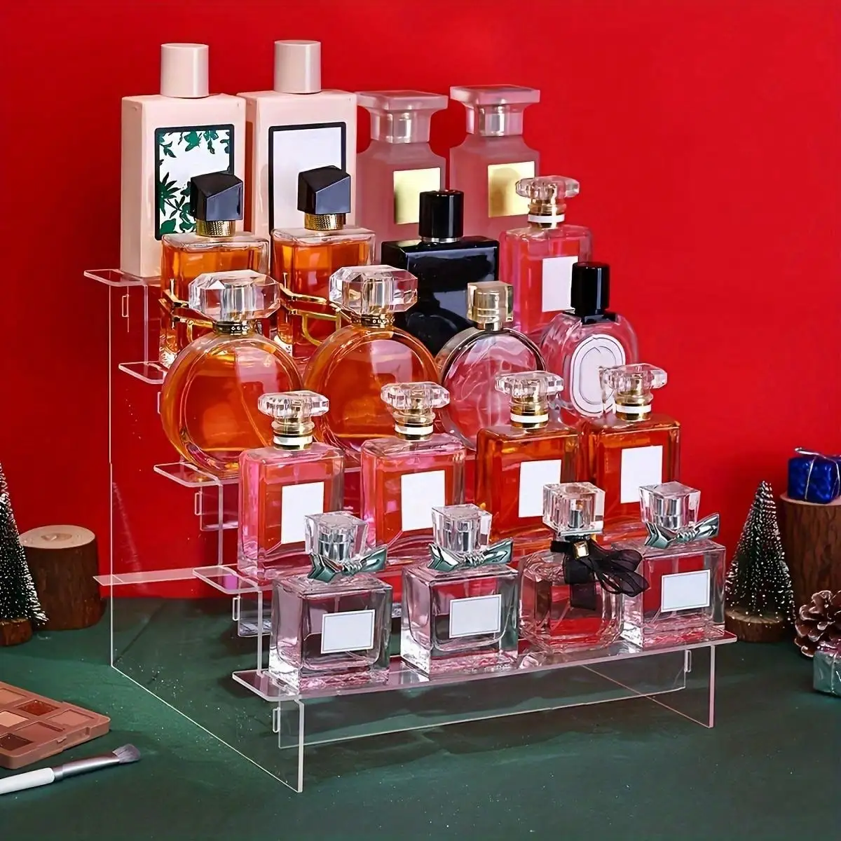 Display Risers Set - Acryl Display Riser Parfüm Organizer Ständer