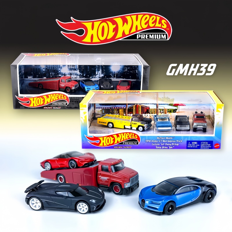 Mattel Toy Hot Wheels - Original Hot Wheels Mattel Premium 4-teiliges