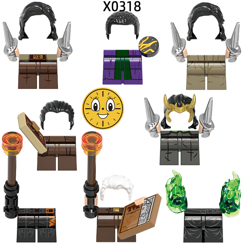 Lego Set Creator - Die Action figuren Buch Waffen Beine