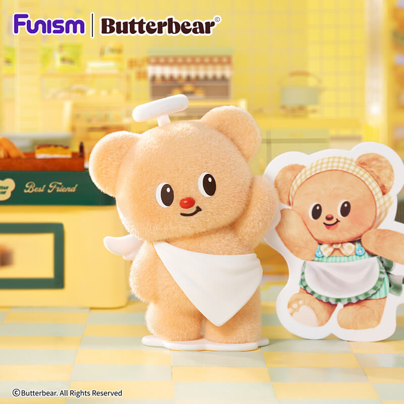 Vinyl Figure Blank - FUNISM Butterbear Happy Day Serie Blindbox-Serie