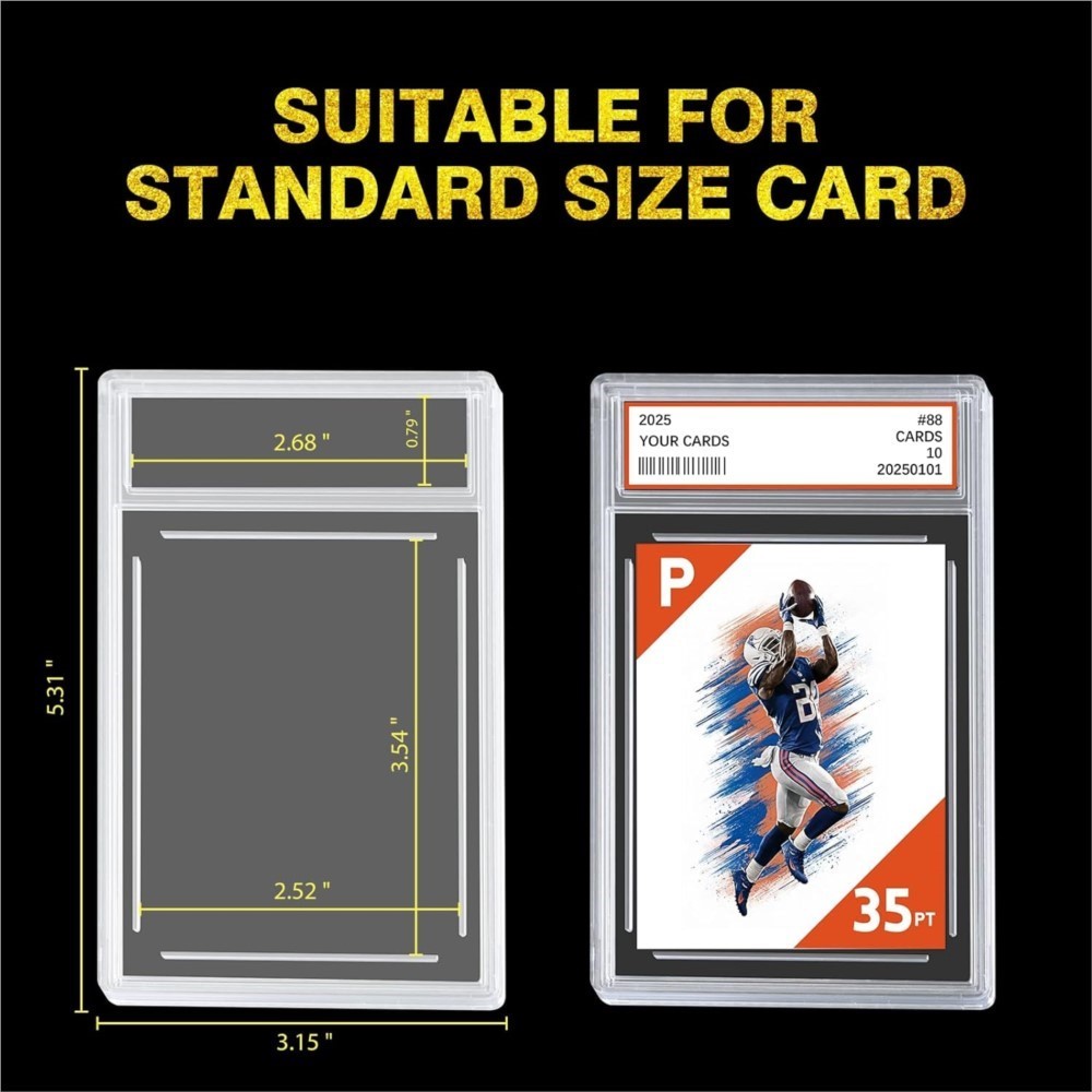 Acryl-Kartenhüllen mit Etikett – Graded Card Display Bewertung und Preis