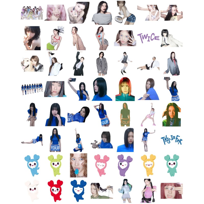 56 Stück TWICE Niedliche Anime – Vinyl Figure Blank Bewertung und Preis