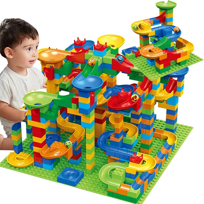 84-504PCS Marmor Rennen Run Bl – Lego Set Creator Bewertung und Preis