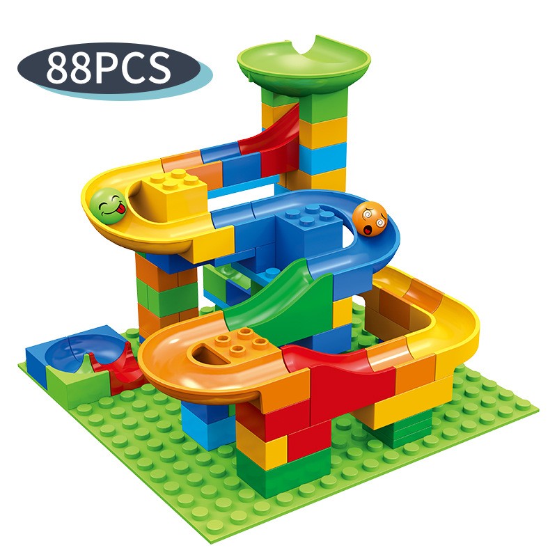 84-504PCS Marmor Rennen Run Bl – Lego Set Creator Bewertung und Preis