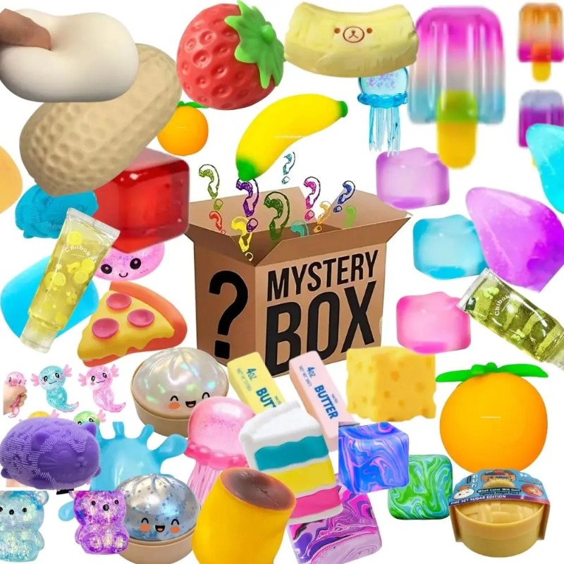 100+ Stück Überraschungsbox, S – Mystery Box Blind Bag Bewertung und Preis