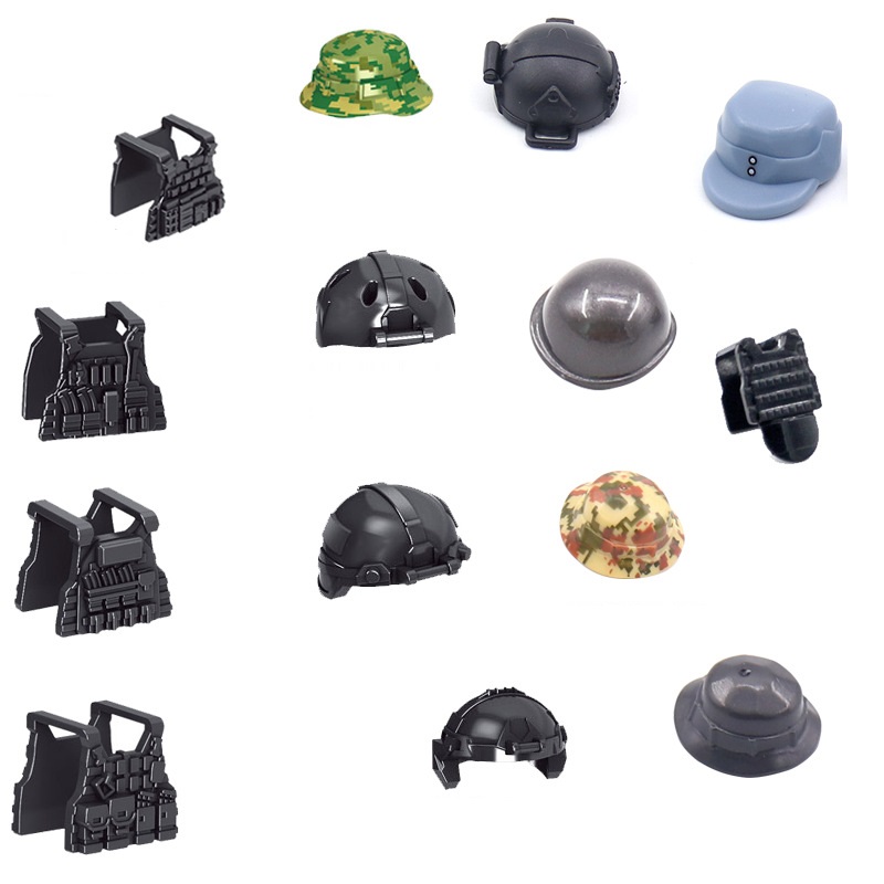 5 Stück Soldat Helm taktische  – Lego Minifigure Holder Bewertung und Preis