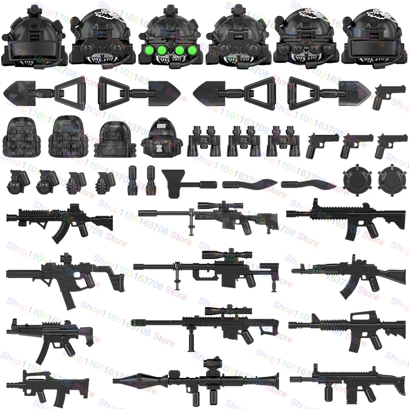 MOC Militär Soldaten Action-fi – Lego Minifigure Holder Bewertung und Preis