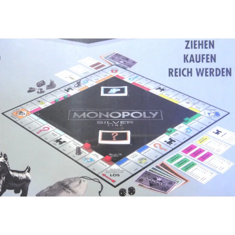 Hasbro Monopoly-Figur, silbrig – Hasbro Game Monopoly Bewertung und Preis
