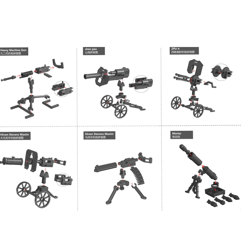 25-teiliges Set Militär-Bauste – Lego Minifigure Holder Bewertung und Preis