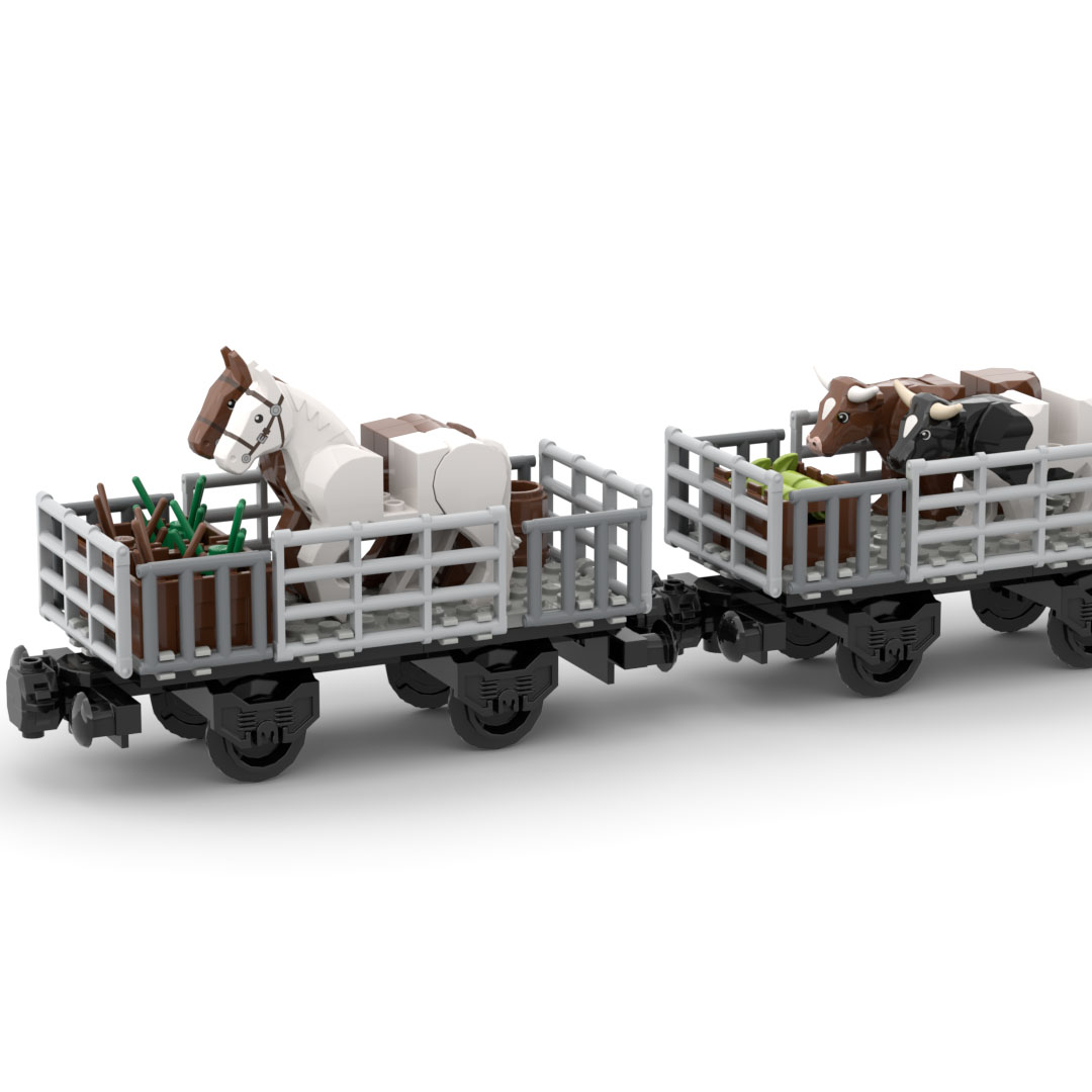 MOC Zug Tiertransportfahrzeug  – Lego Set Creator Bewertung und Preis