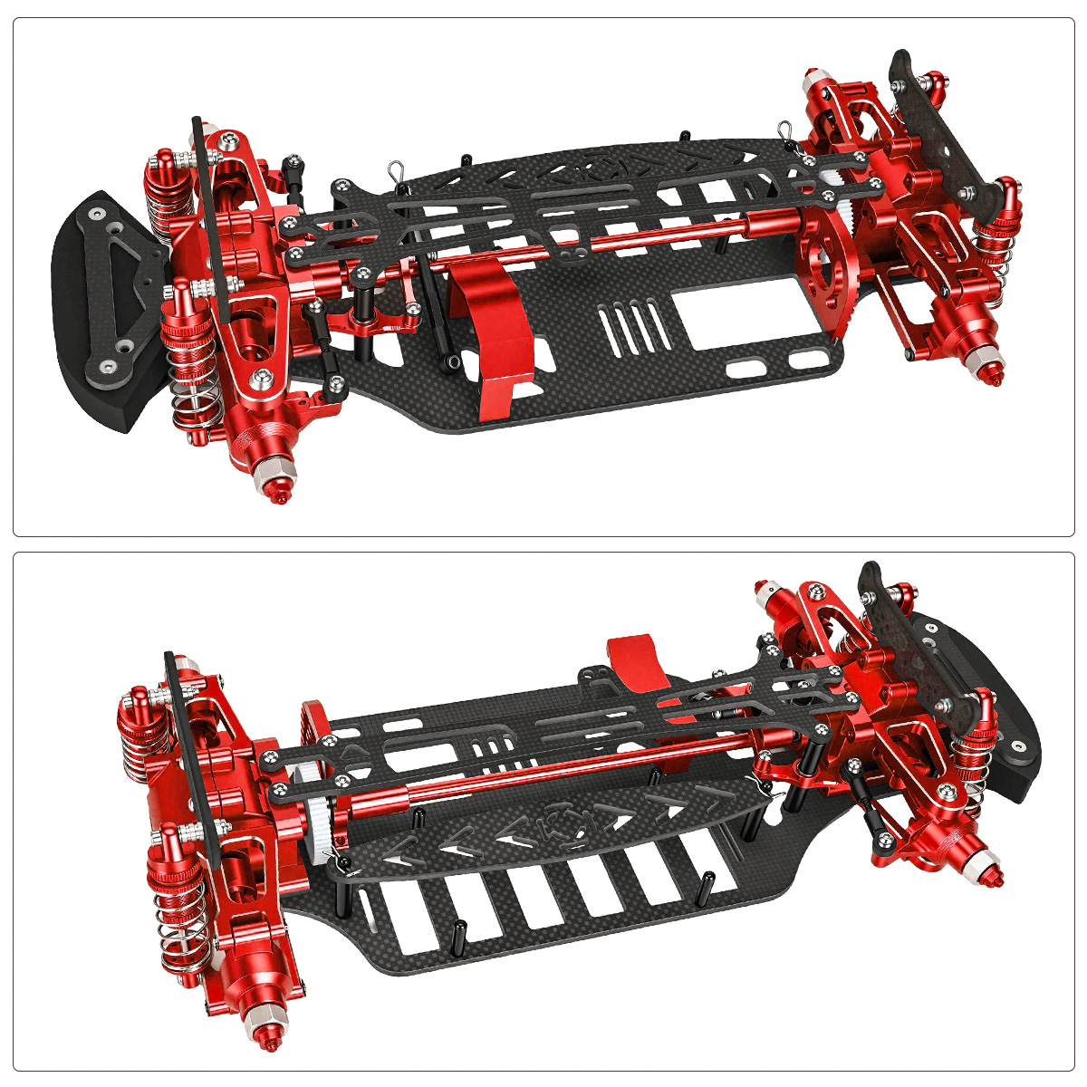 Aluminium- und Carbonfaser-Rah – Tamiya Model Rc Car Bewertung und Preis