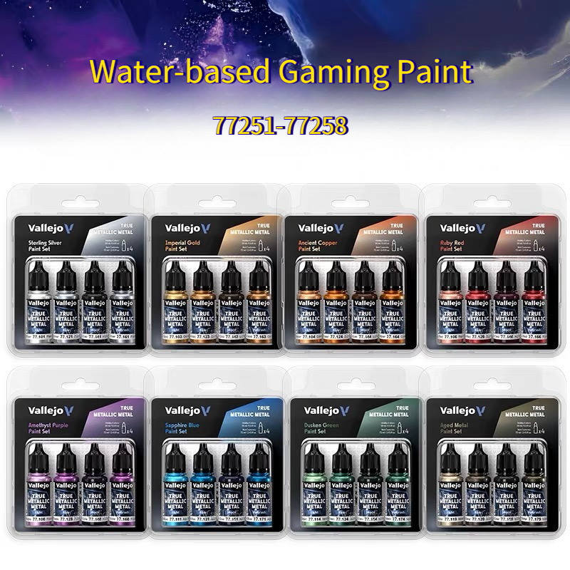 Vallejo Game Color True Metall – Tamiya Model Paint Set Bewertung und Preis