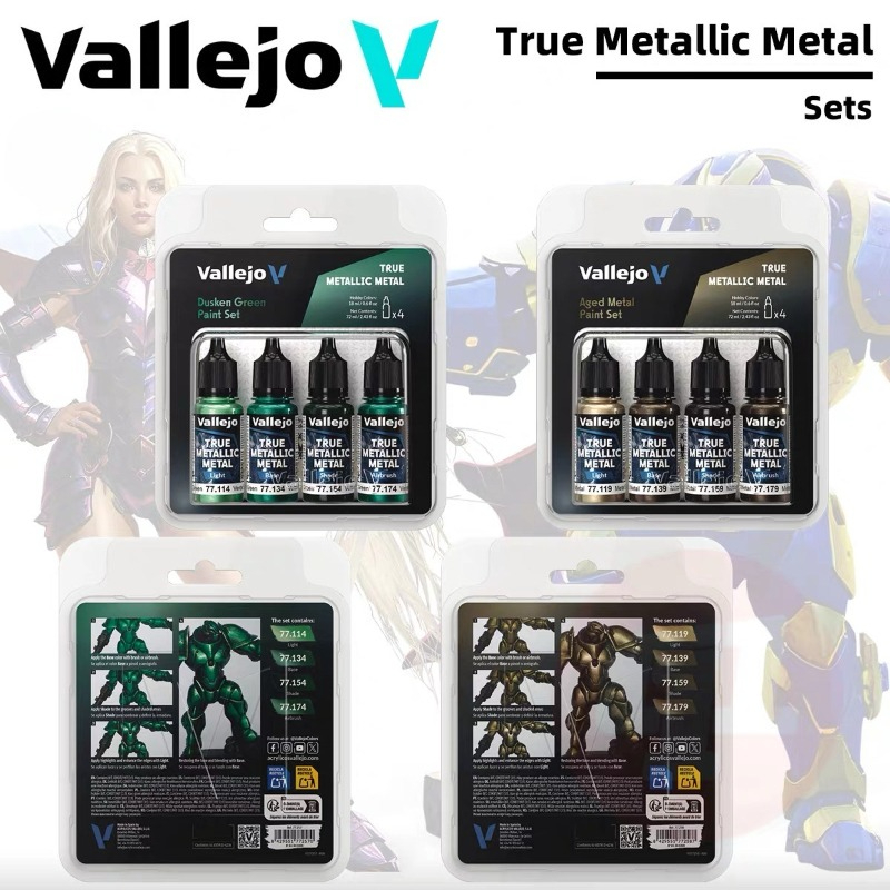 Vallejo Game Color True Metall – Tamiya Model Paint Set Bewertung und Preis