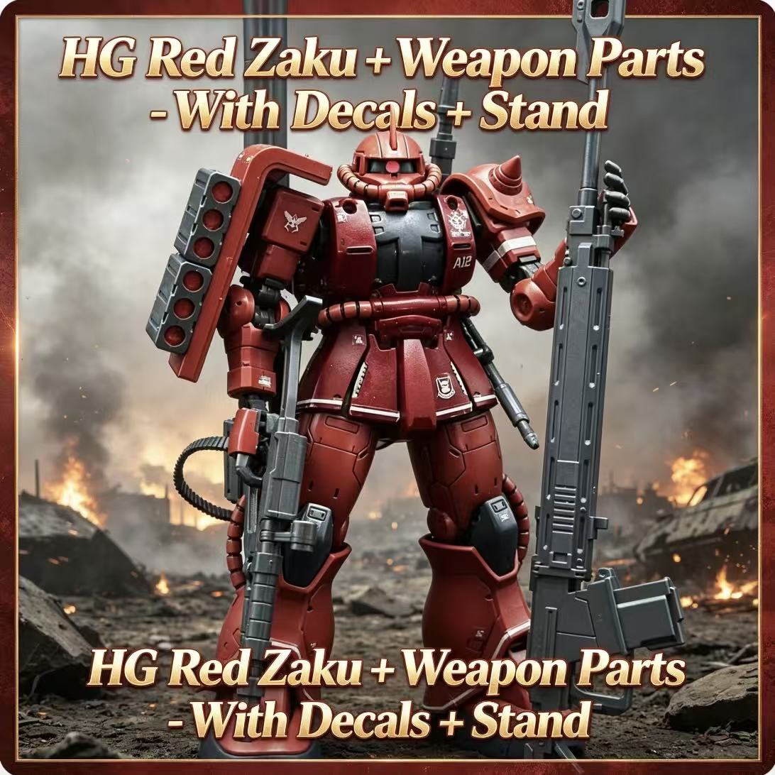 024HG Char's Custom Old Type R – Bandai Model Gundam Hg Bewertung und Preis