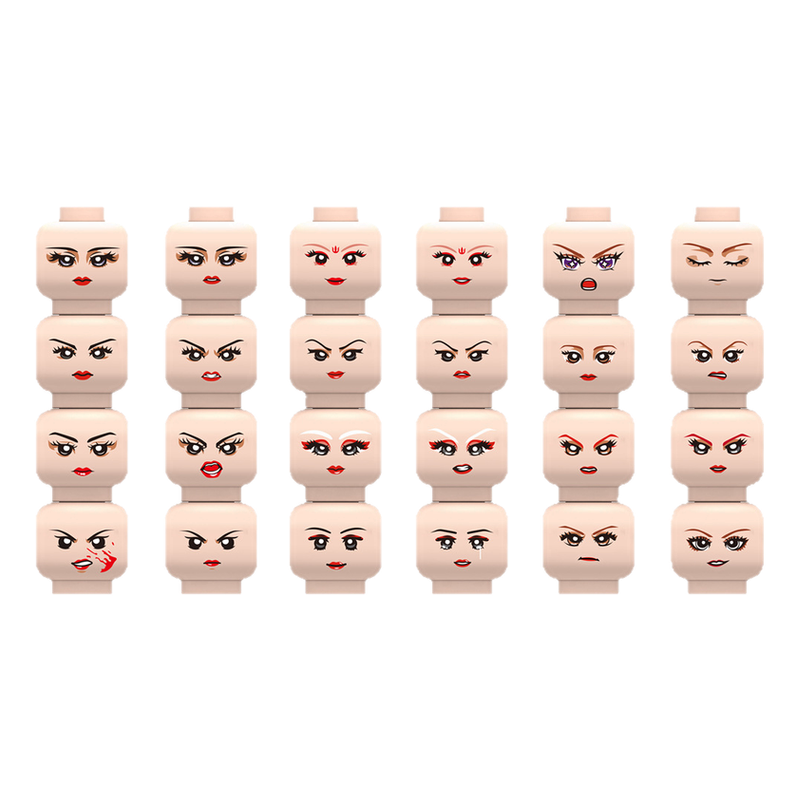 Verletzte Emotionale Gesichtsf – Lego Minifigure Holder Bewertung und Preis